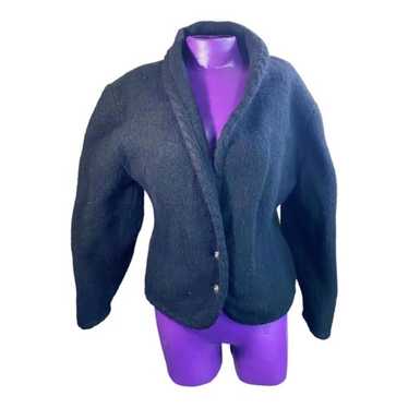 Talbots vintage black wool two button jacket 12 - image 1