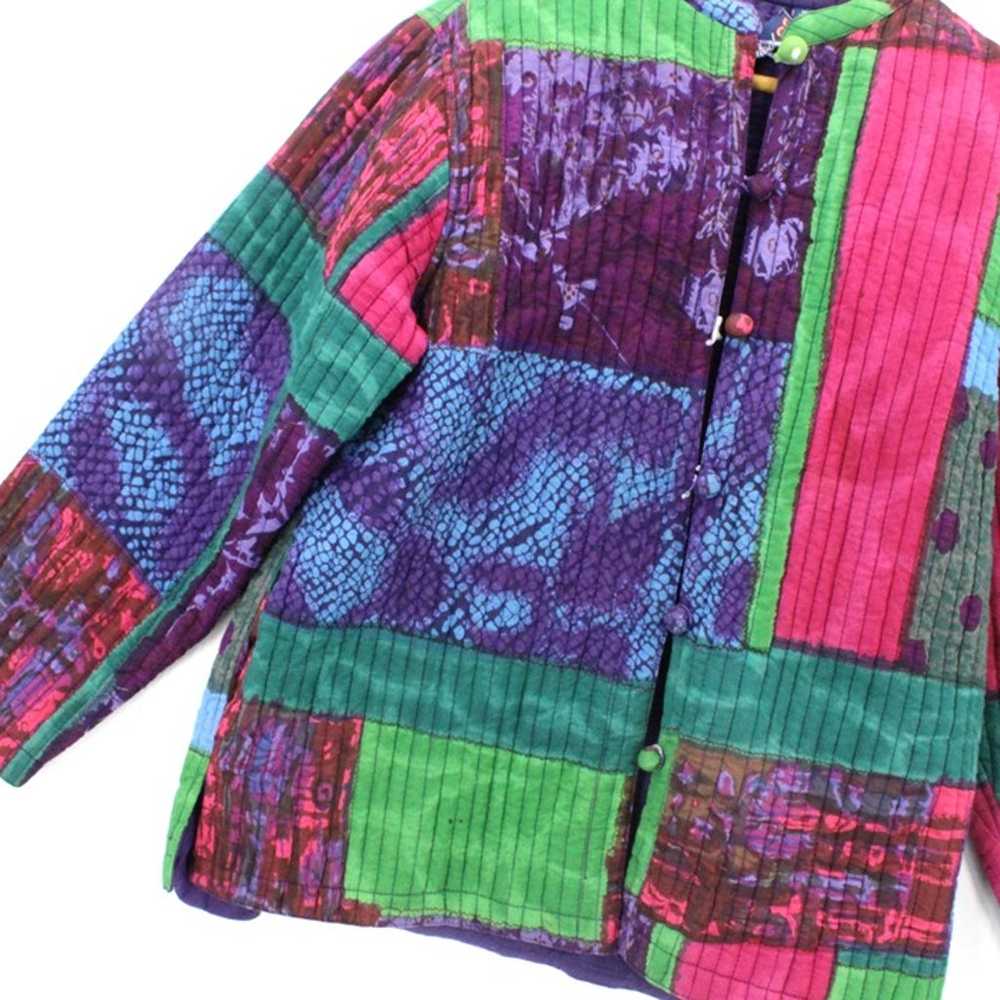 Vintage Phool Reversible Jacket Quilted Women's R… - image 4