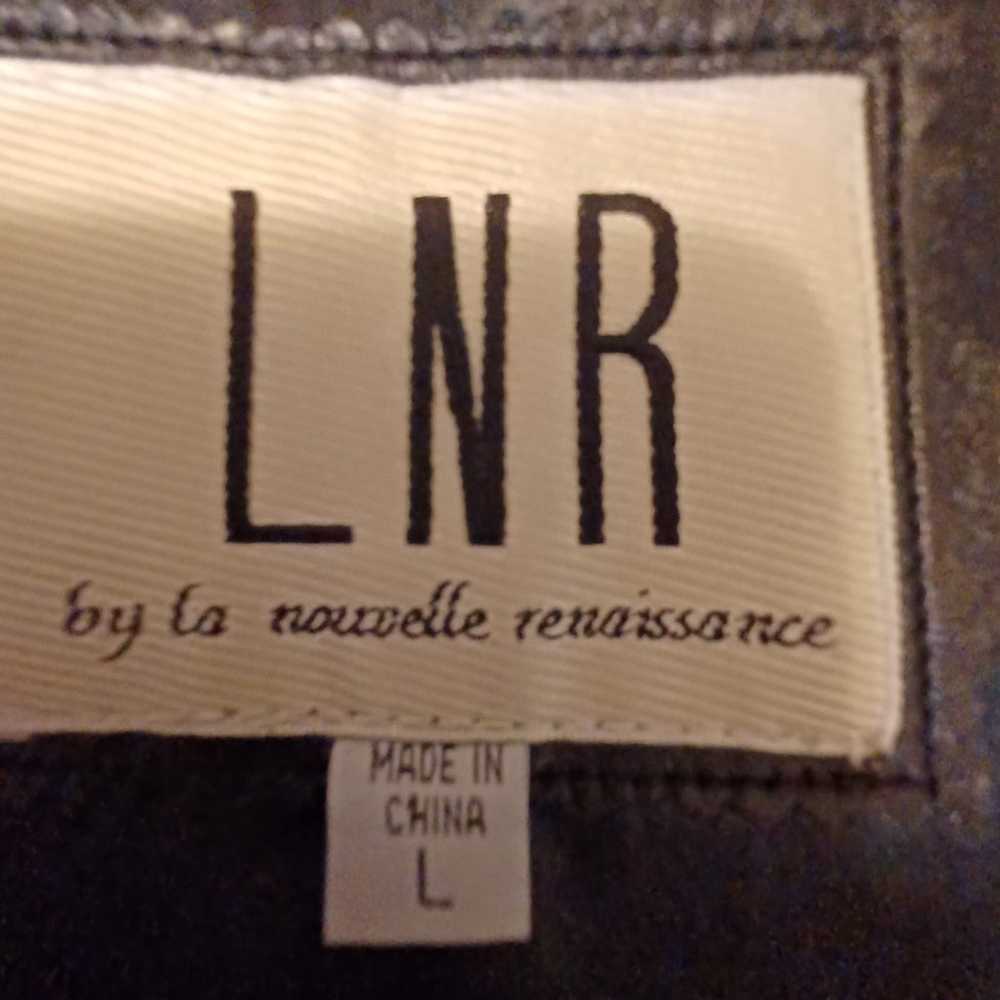 LNR leather full zip jacket size large - image 6