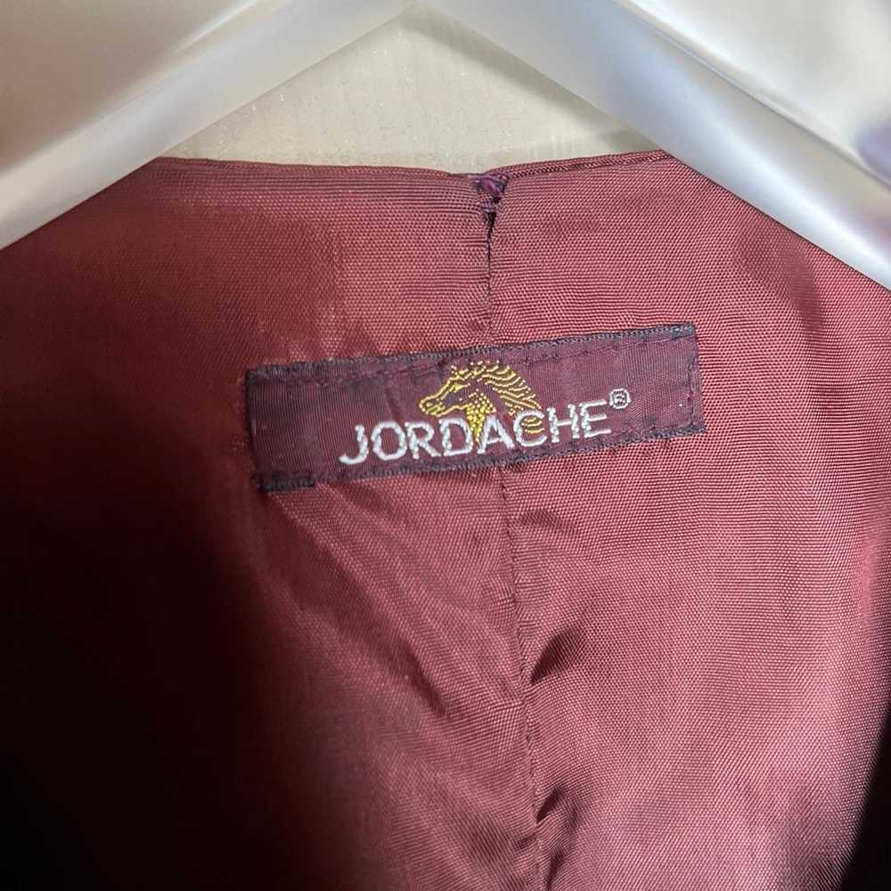 Vintage Jordache Suede Leather Vest Womens - image 2
