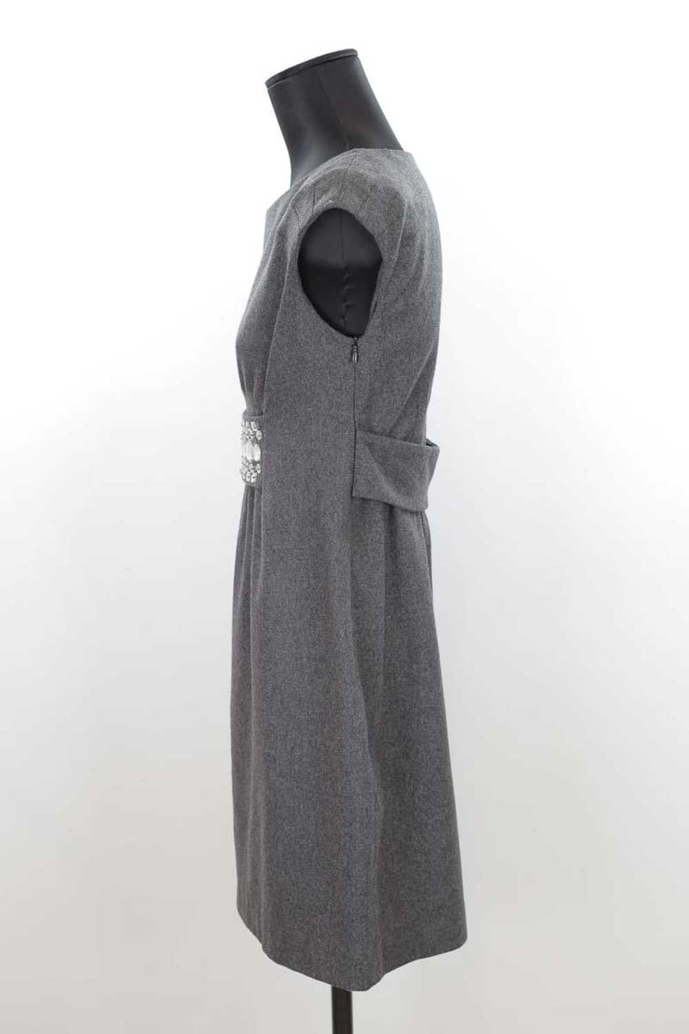 Circular Clothing Robe en laine Tara Jarmon gris.… - image 3
