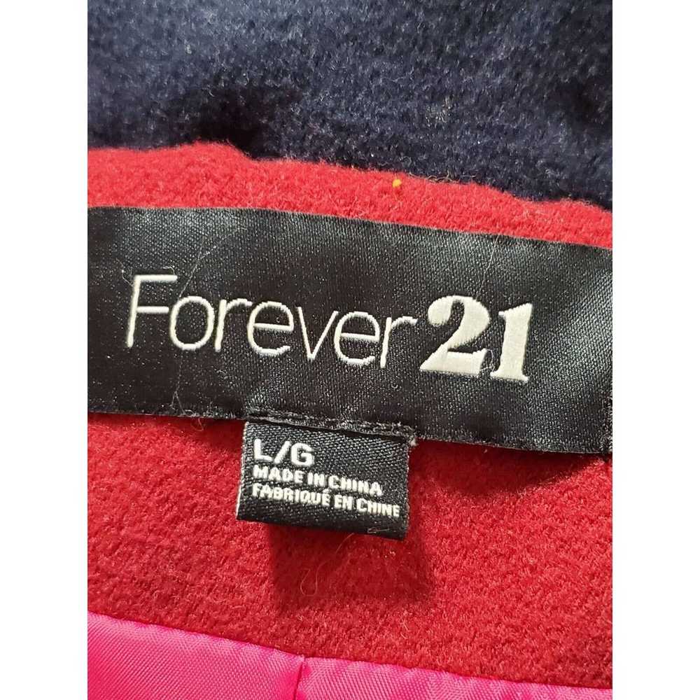 Vintage Forever21 Red Polyester Double Breasted L… - image 9
