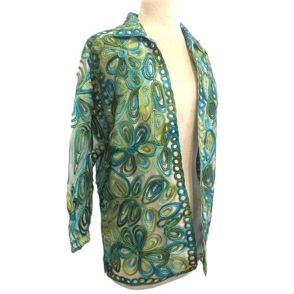 Drapers & Damon’s Vintage Green and Blue Jacket - image 4