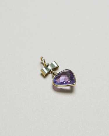 14K Gold x Amethyst Charm