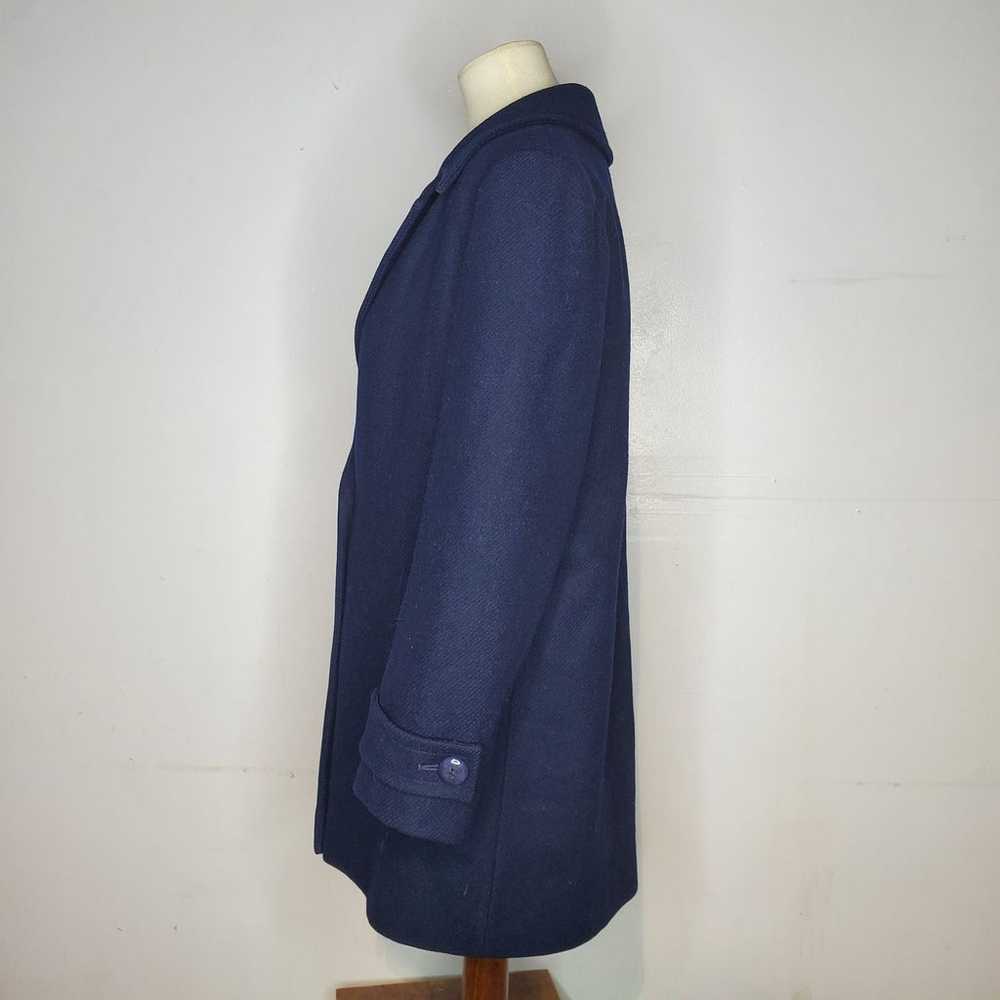 Vintage Pendleton Pea Coat Navy Blue Vir - image 5