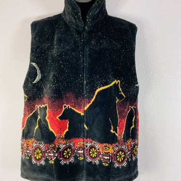 Mazmania Women's L Vintage Fleece Vest