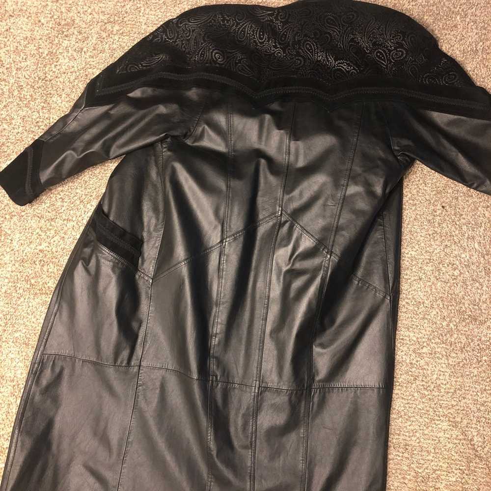 Vintage Thinsulate Leather Coat L - image 10