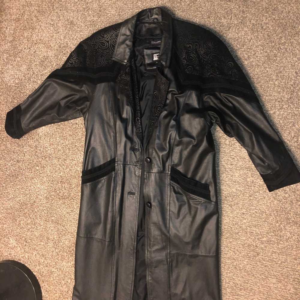 Vintage Thinsulate Leather Coat L - image 2