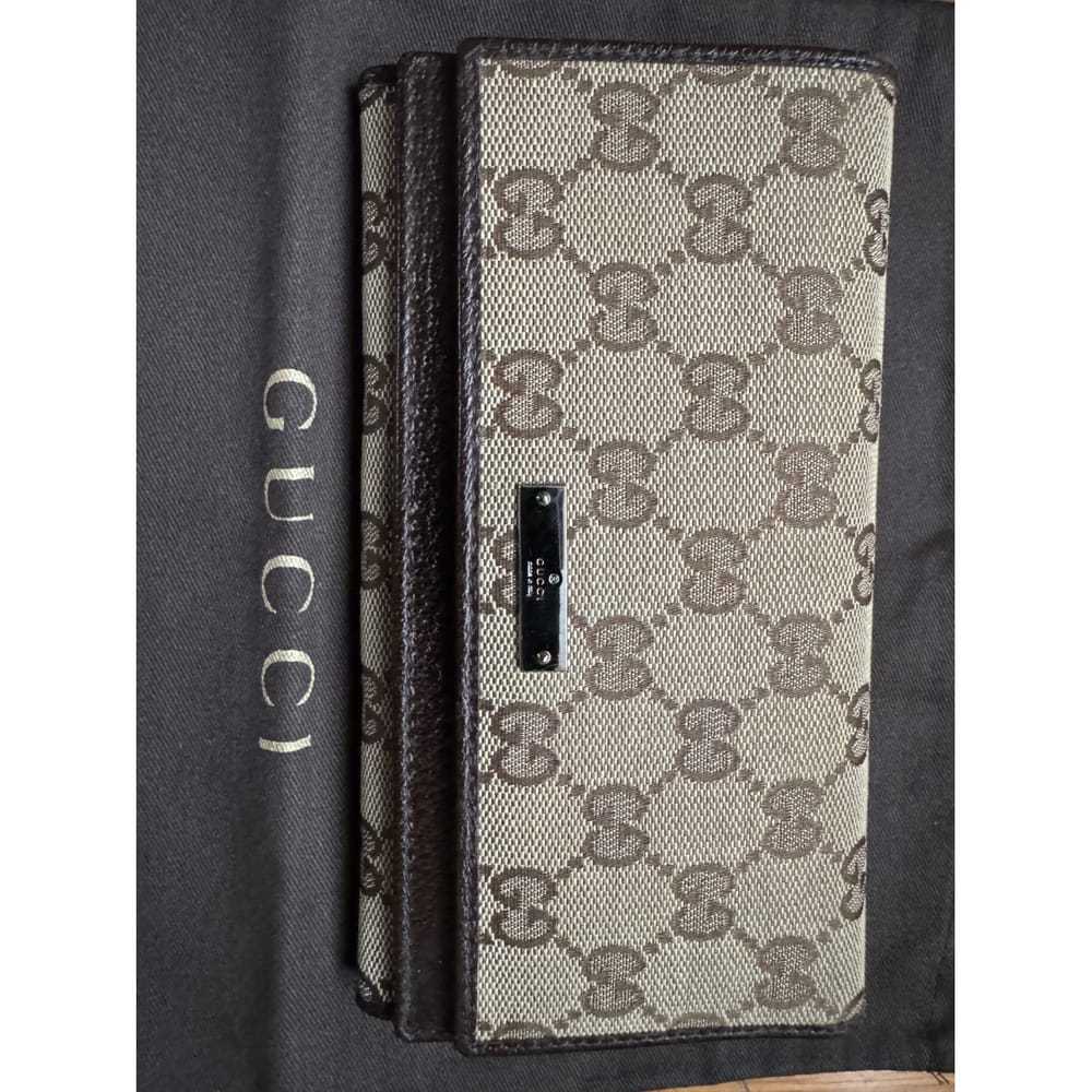 Gucci Continental cloth wallet - image 4
