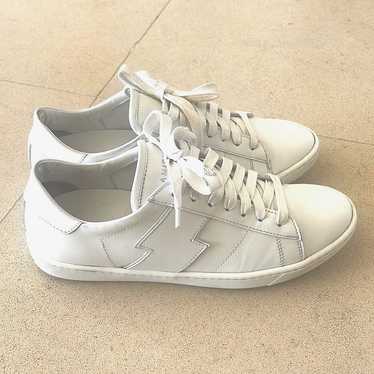 【AMIRI】White Leather Skel Sneakers AMIRI Skel-top Leather low-top Sneakers | White | FARFETCH