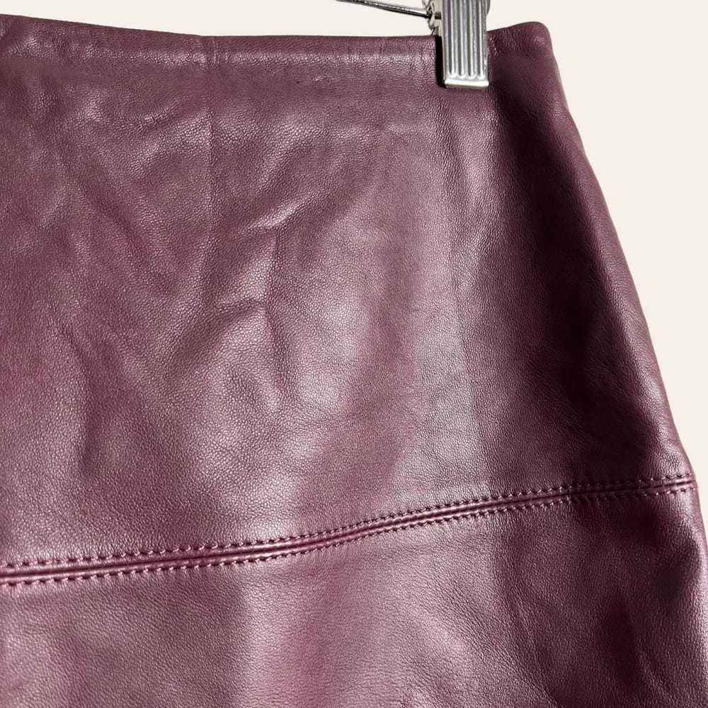 Ted Baker Leather mini skirt - image 3