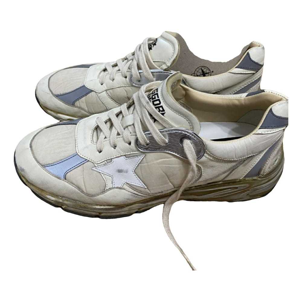 Golden Goose Dad-Star leather low trainers - image 1