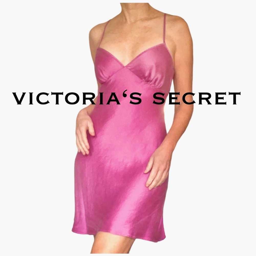 VICTORIA'S SECRET - Vintage Slip Dress - 100% Sil… - image 1