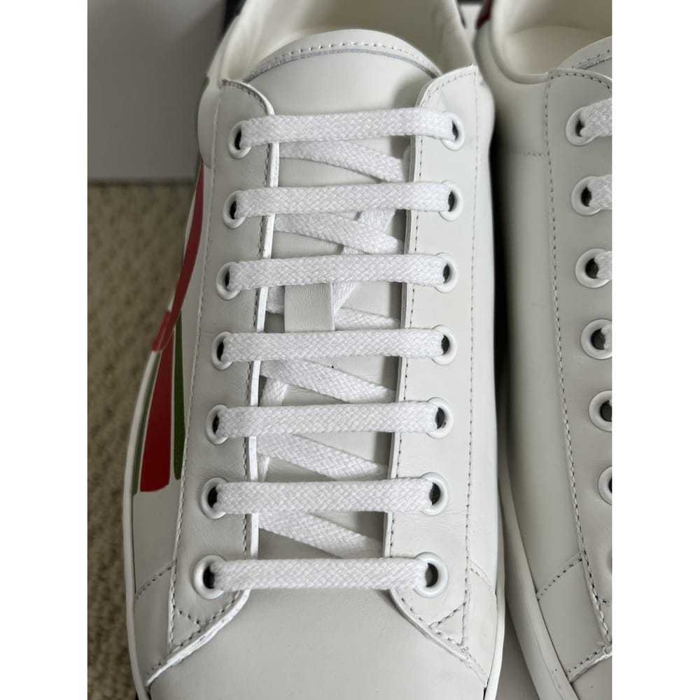 Gucci Ace leather low trainers - image 11