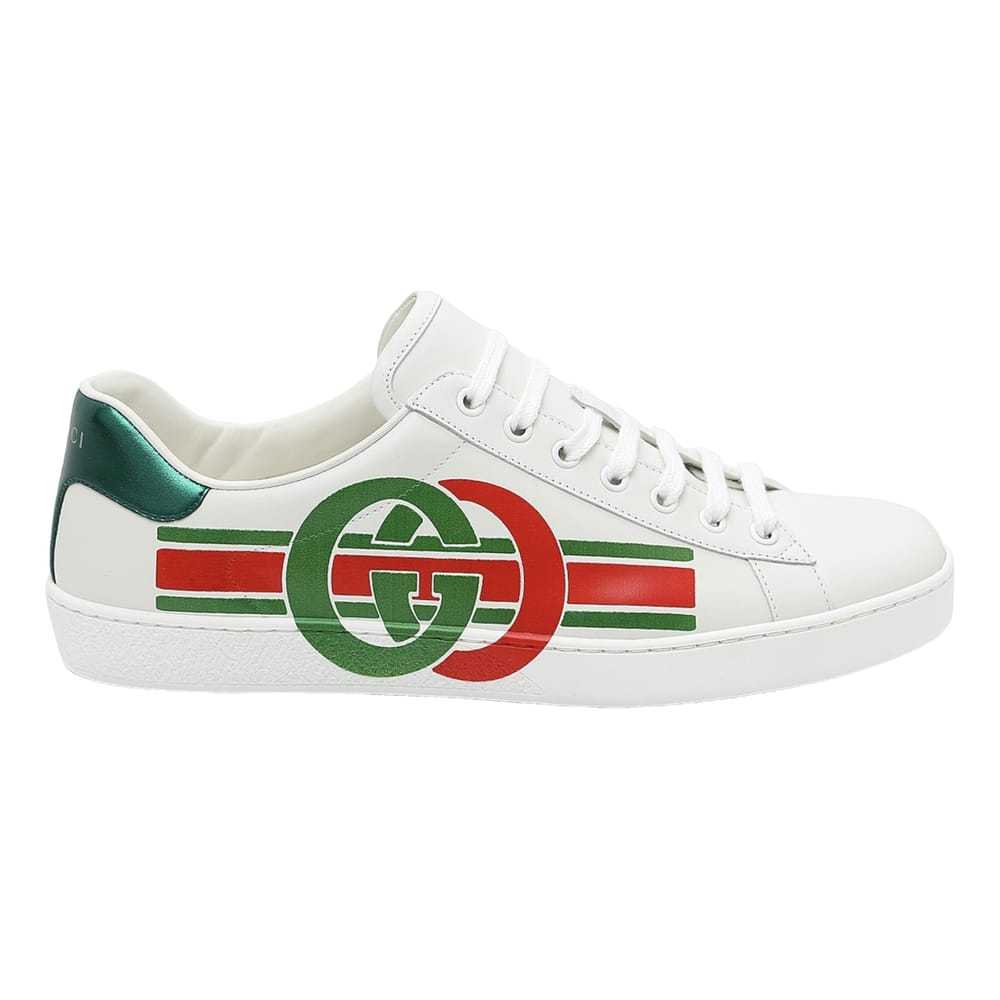 Gucci Ace leather low trainers - image 1