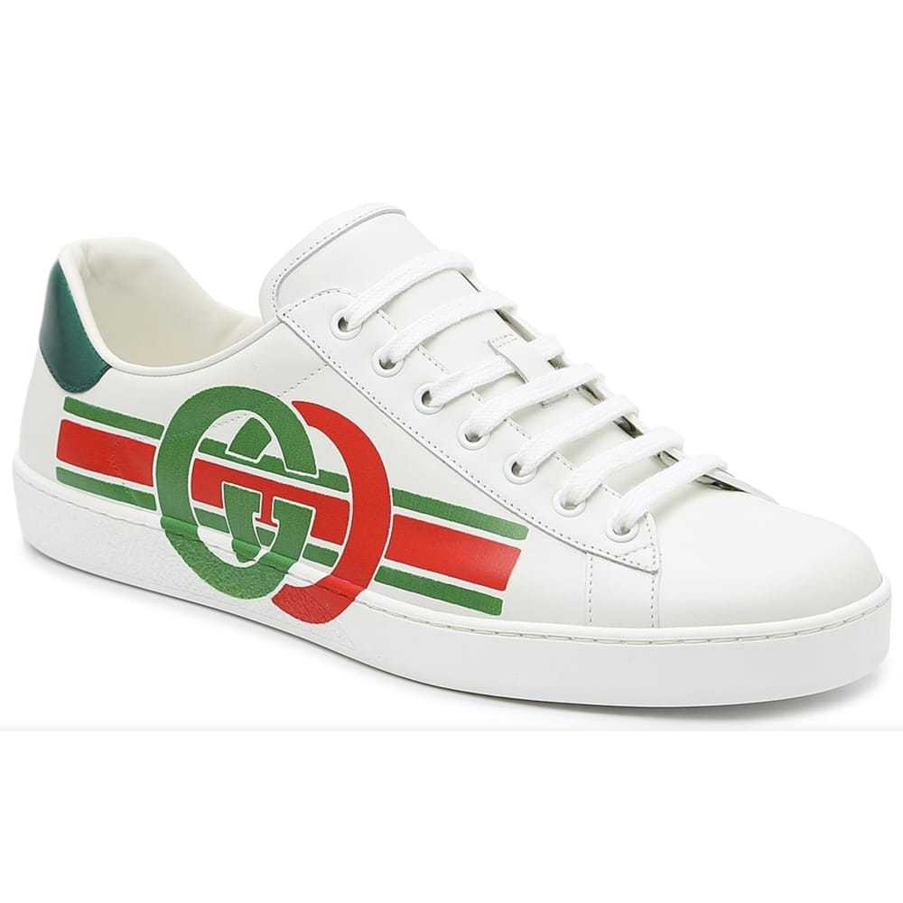 Gucci Ace leather low trainers - image 2