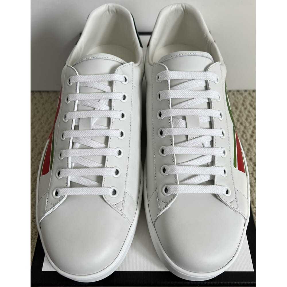 Gucci Ace leather low trainers - image 4