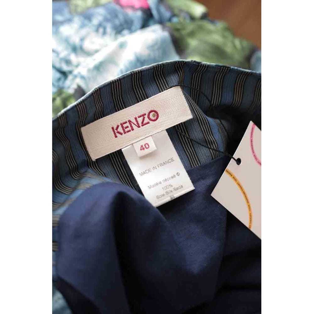 Kenzo Silk mid-length skirt - image 5