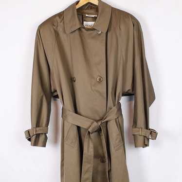 Vintage 80s Braefair brown trench coat