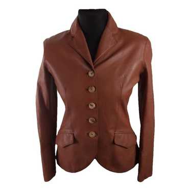 Hermès Leather biker jacket - image 1