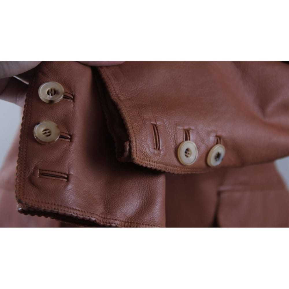 Hermès Leather biker jacket - image 3