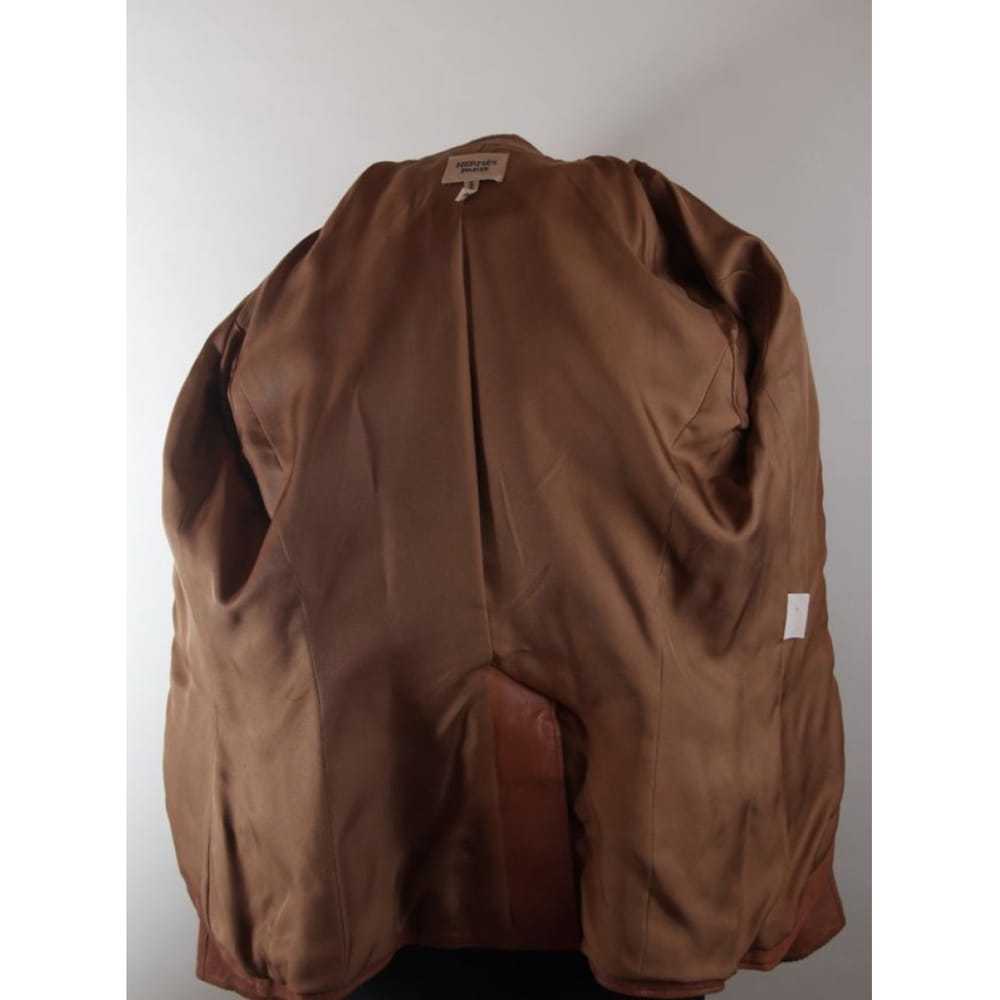 Hermès Leather biker jacket - image 6