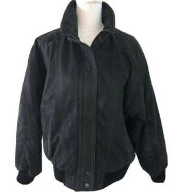 Midnight Oil Womens Vintage Black Leather Jacket … - image 1