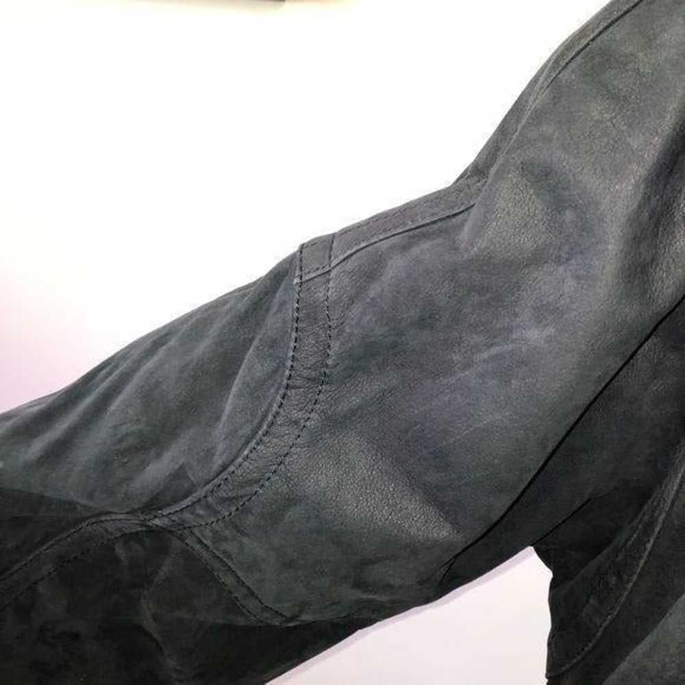 Midnight Oil Womens Vintage Black Leather Jacket … - image 6