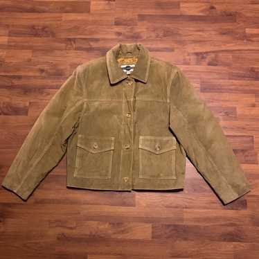 Vintage Outbrook Suede Genuine Leather Jacket - image 1