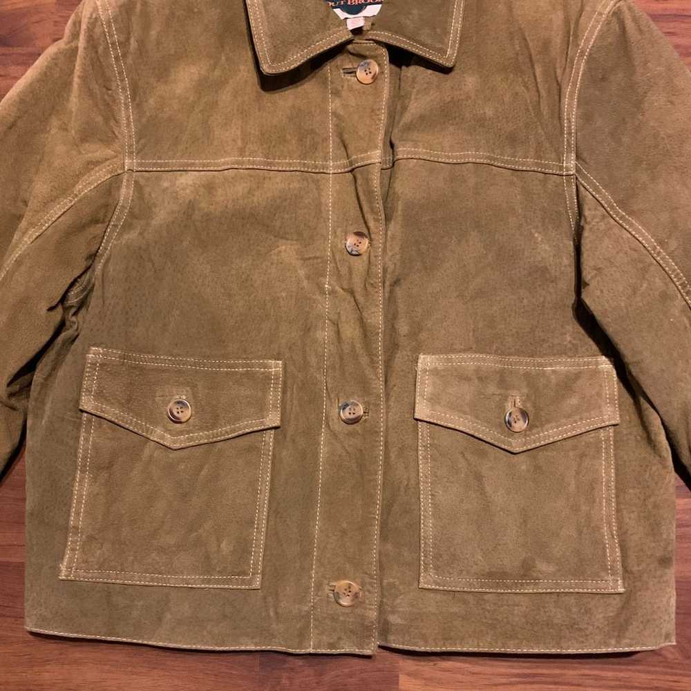 Vintage Outbrook Suede Genuine Leather Jacket - image 2