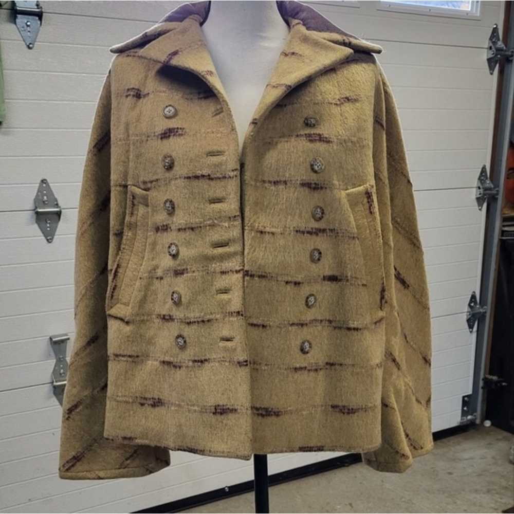VTG 100% Virginia Wool Double Breasted Peacoat - image 7