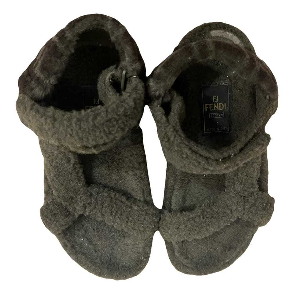 Fendi Shearling sandals - image 1