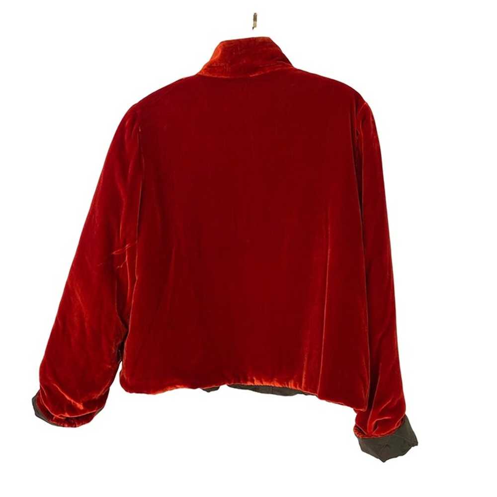 Vintage Womens Reversible Jacket Size Large Velve… - image 2
