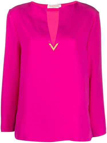 Valentino Garavani Pre-Owned Cady Couture silk bl… - image 1
