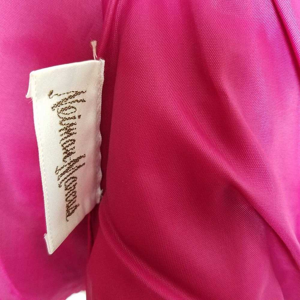 Farinae Collections Crinkle Fabric Peplum Blazer … - image 8