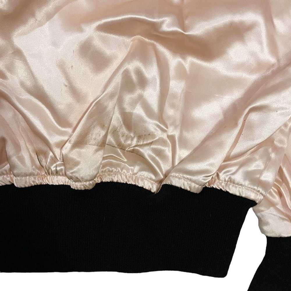 Vintage 87’ Grease Pink Ladies satin jacket Size L - image 6