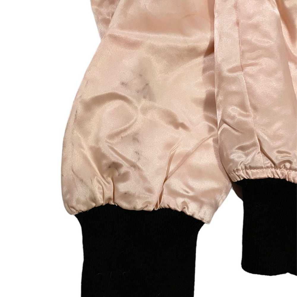Vintage 87’ Grease Pink Ladies satin jacket Size L - image 7