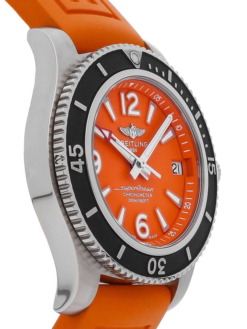 Breitling 2023 pre-owned Superocean 36mm - Orange - image 3