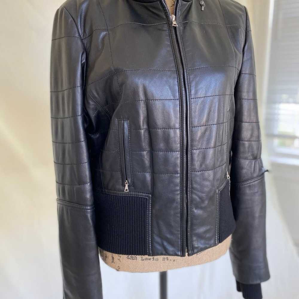 Vintage Buttery Soft Elie Tahari Leather Jacket - image 1