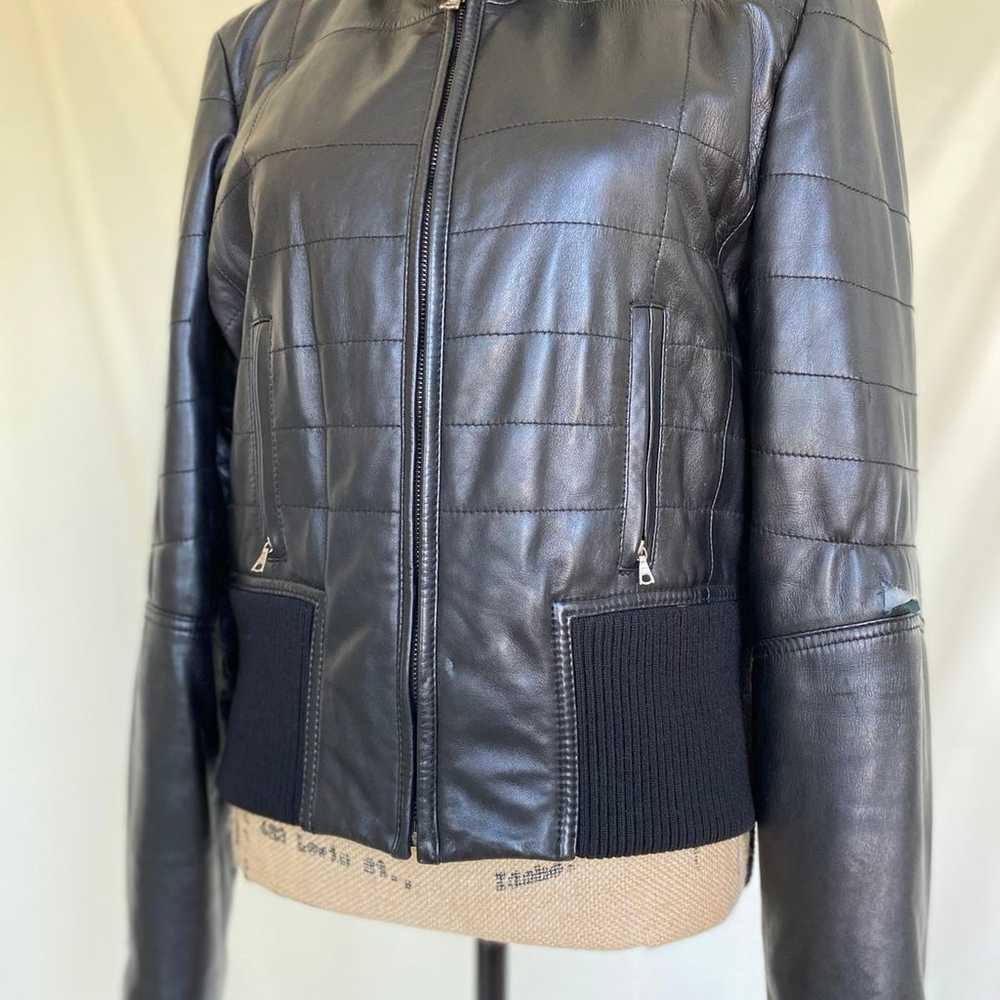 Vintage Buttery Soft Elie Tahari Leather Jacket - image 2