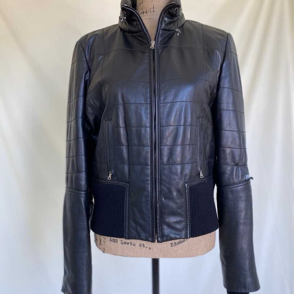 Vintage Buttery Soft Elie Tahari Leather Jacket - image 3