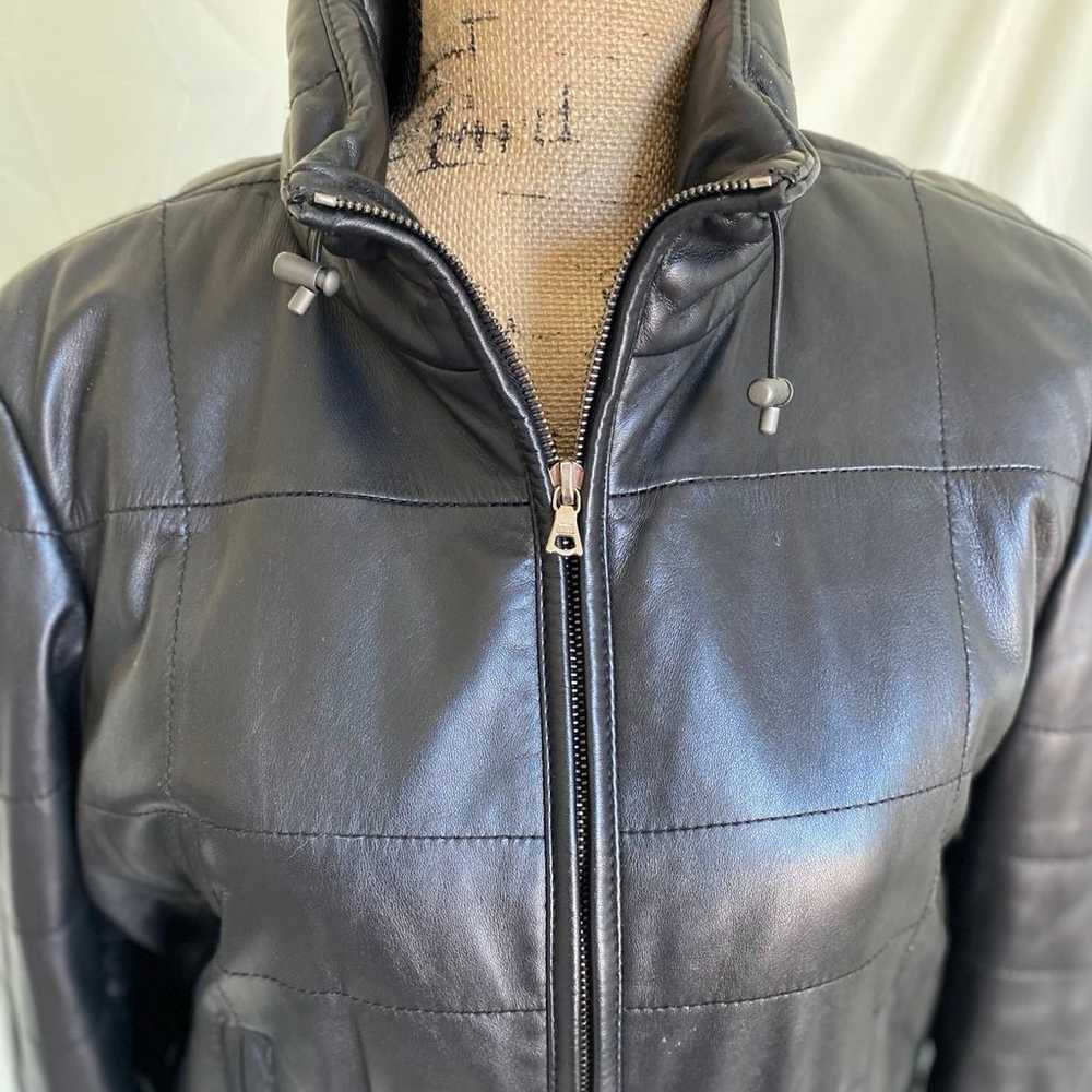 Vintage Buttery Soft Elie Tahari Leather Jacket - image 4