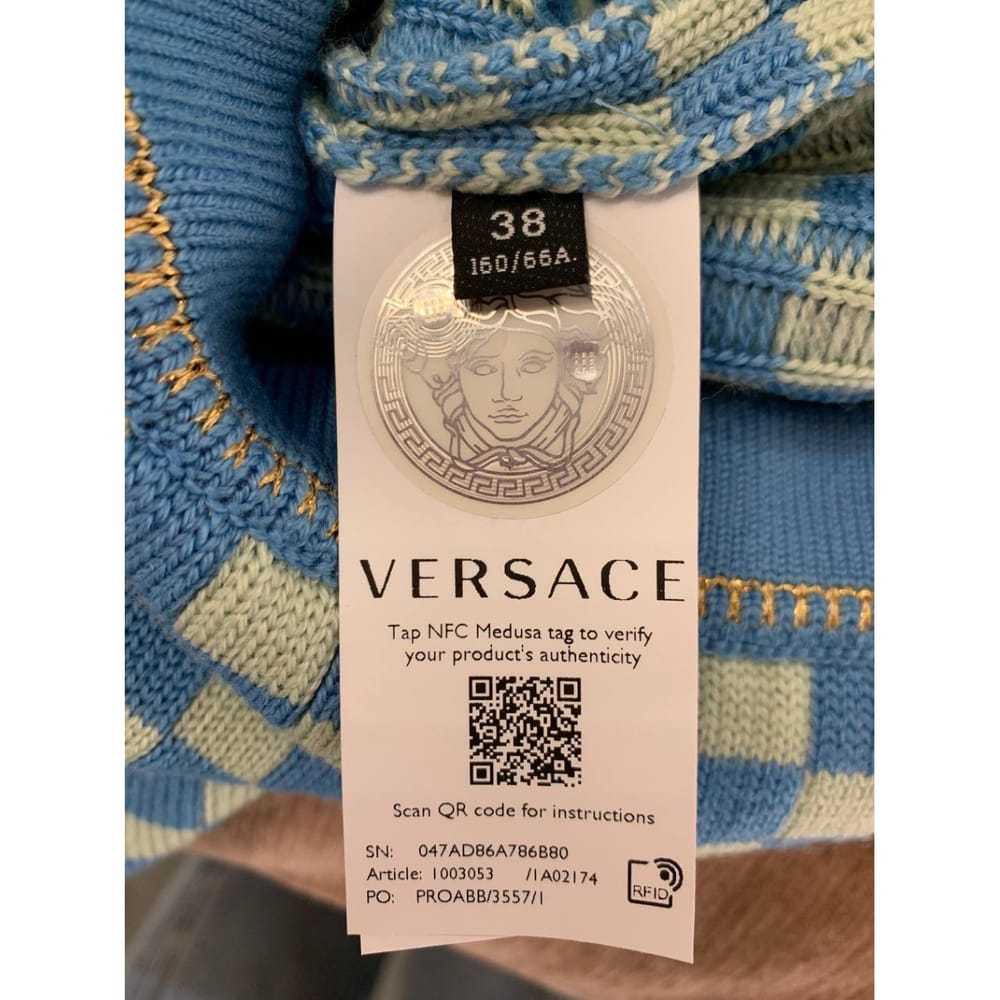 Versace Wool mini skirt - image 7