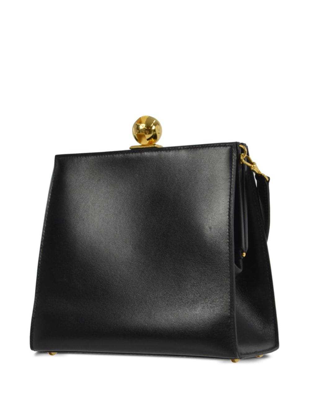 Hermès Pre-Owned 1999 leather shoulder bag - Black - image 2