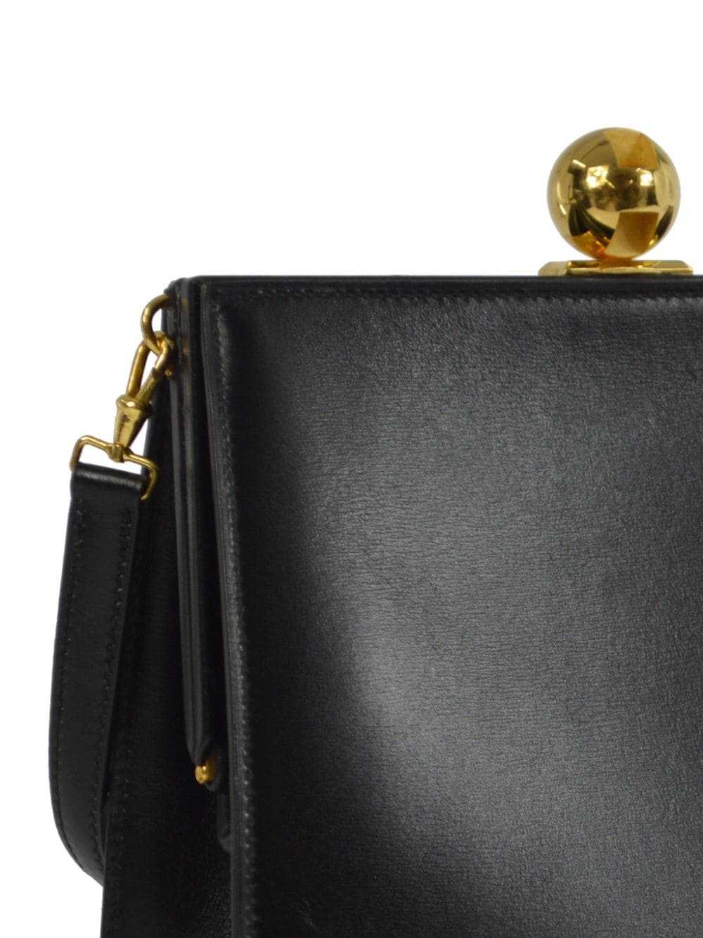 Hermès Pre-Owned 1999 leather shoulder bag - Black - image 3