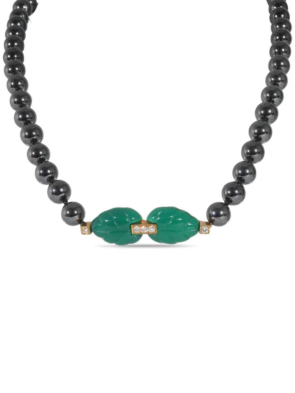 Cartier 18kt yellow gold Patiala hematite necklac… - image 1