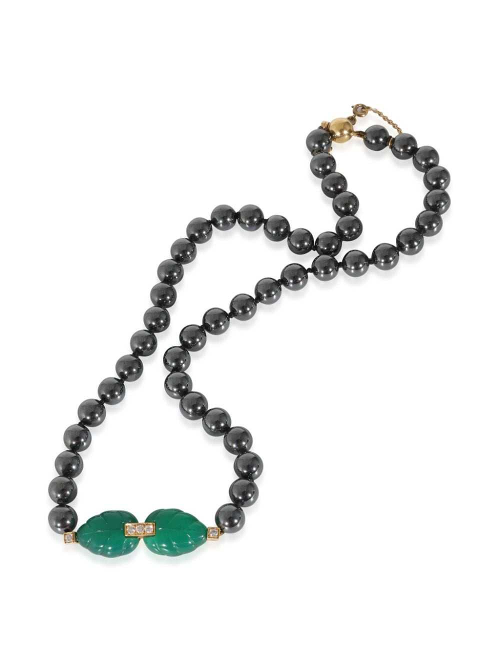 Cartier 18kt yellow gold Patiala hematite necklac… - image 3