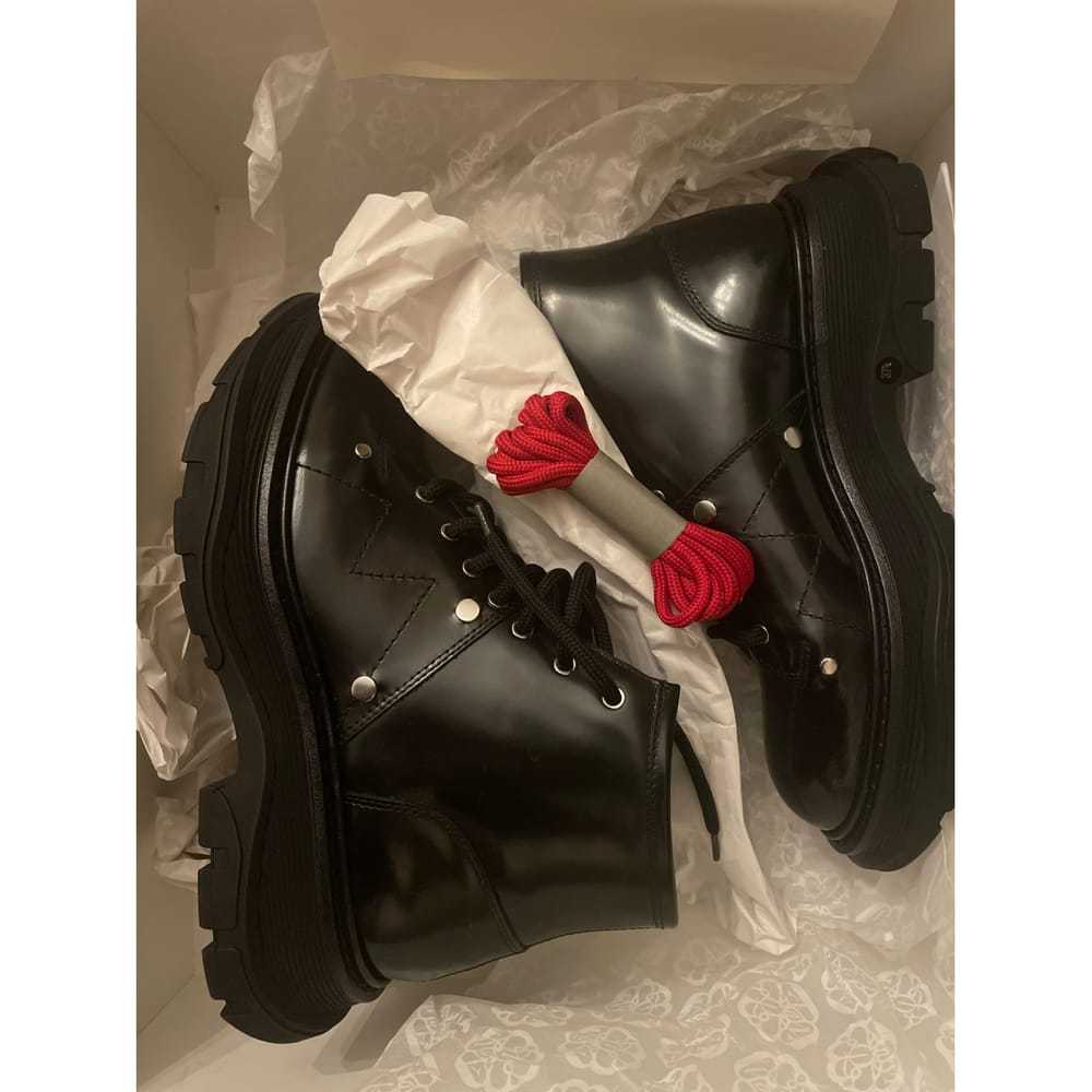 Alexander McQueen Leather biker boots - image 5