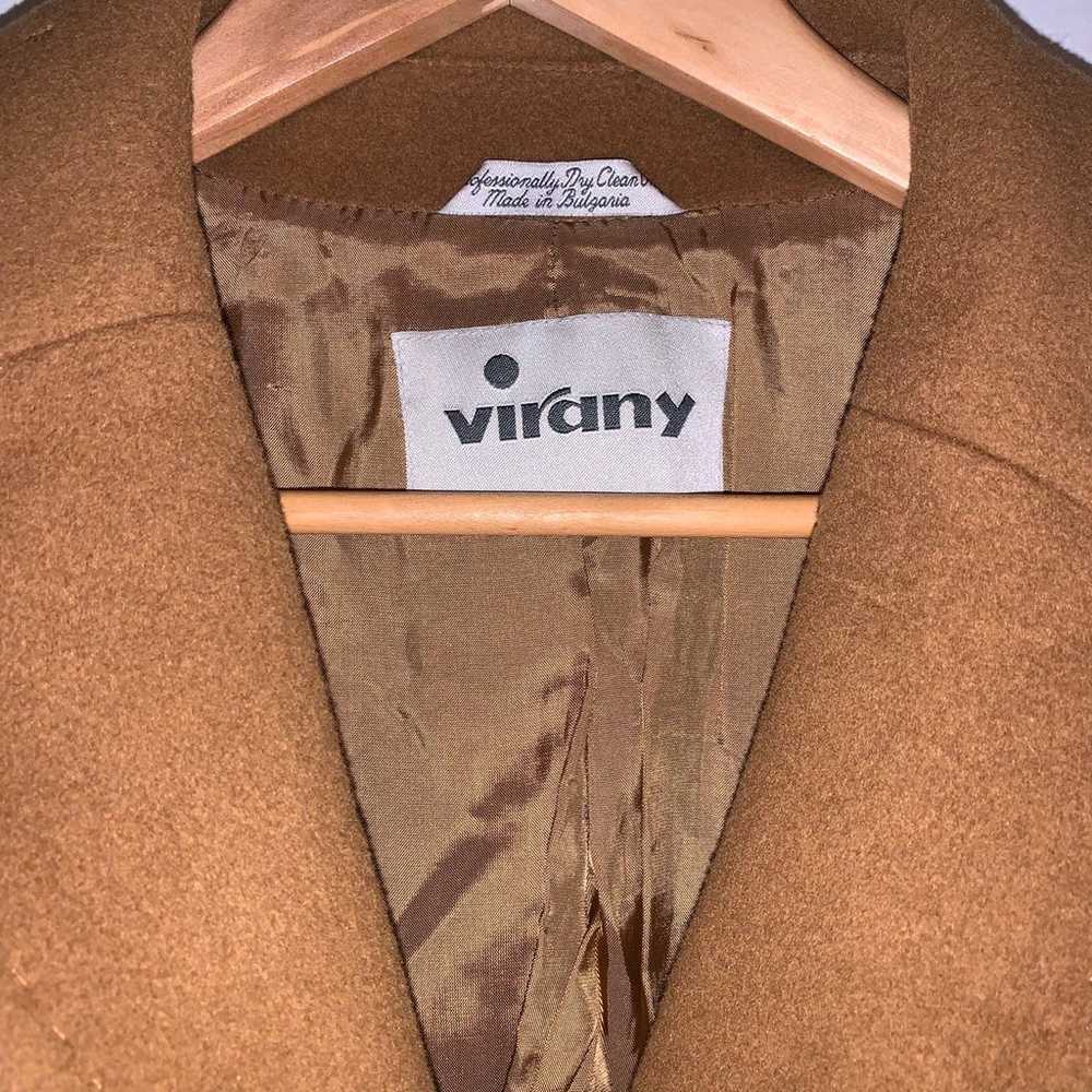 Vintage Virany Hazelnut Trench Coat-Size 12 - image 3