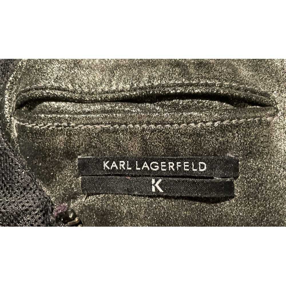 Karl Lagerfeld Leather biker jacket - image 4